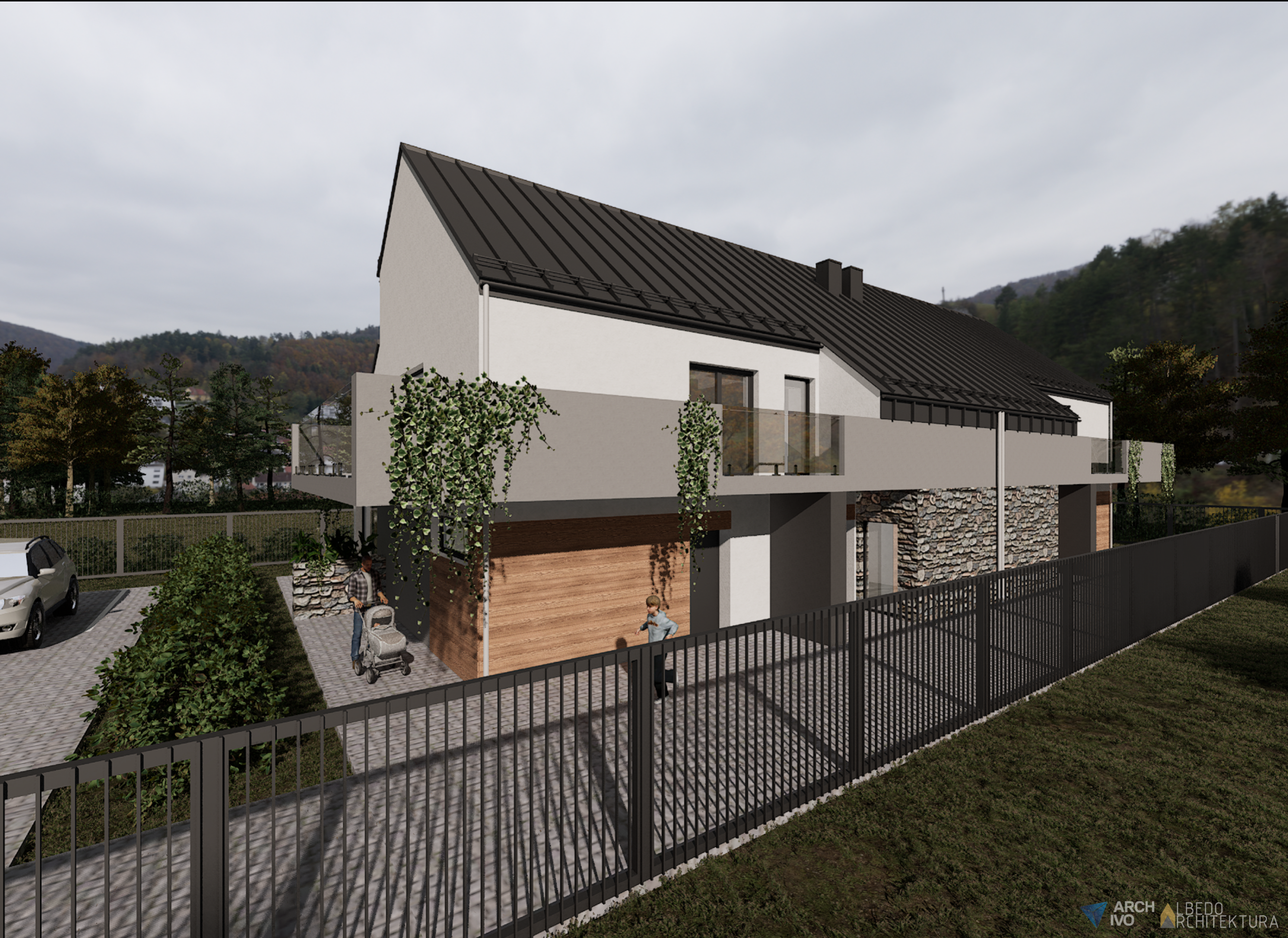 Apartament parter + ogródek + 2 miejsca postojowe 